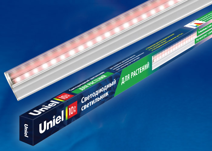 ULI-P16-10W/SPLE IP20 WHITE Светильник для растений светодиодный линейный, 570мм, выкл. на корпусе.
