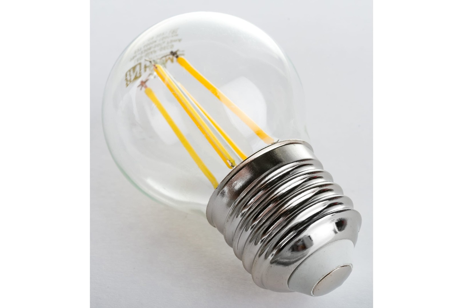 Лампа светодиодная LED-ШАР-deco 9Вт 230В Е27 4000К 1040Лм прозрачная IN HOME